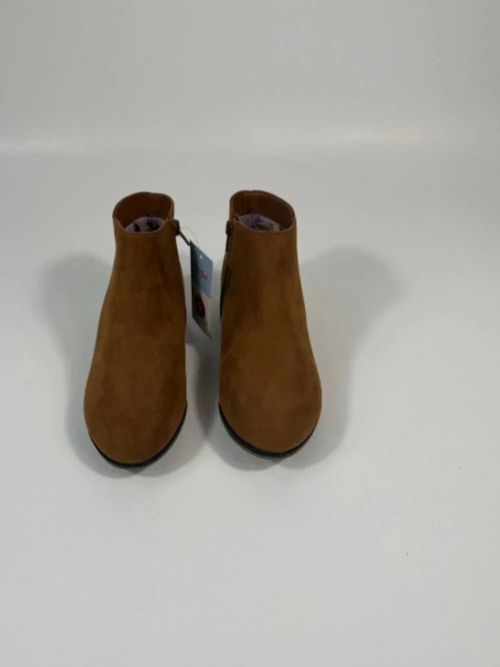 Cat & Jack Boots Toddler Girls Sz 5 Penelope Brown Booties Zipper